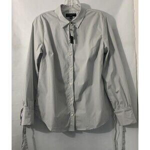 Banana Republic‎ Tailored Fit Tie Sleeve Dress Shirt Size 6 NWT